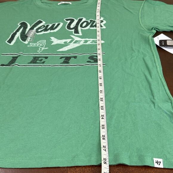 New York Jets NFL historic Oversize Relaxed fit Medium Graphic T-shirt 47 Brand - Picture 3 of 8
